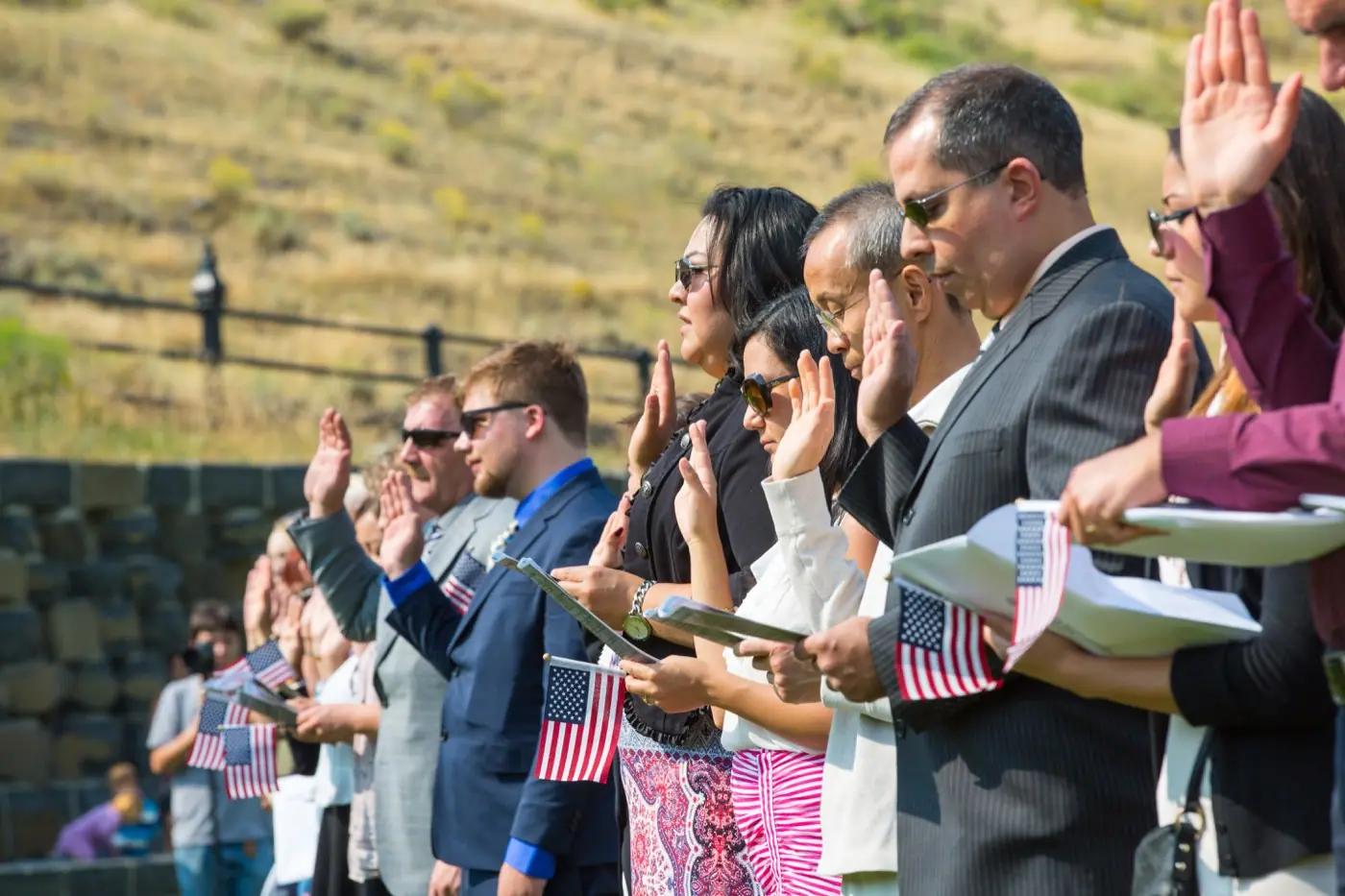 New citizens join a country shaped by the history of American Indian tribes