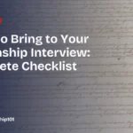 What to bring to your citizenship interview: document checklist