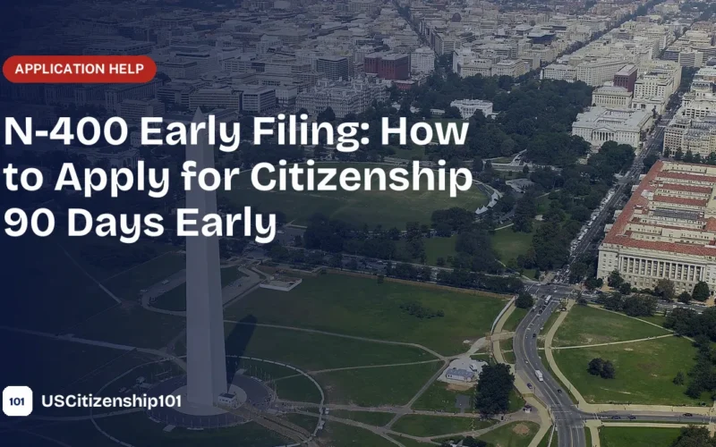 Early filing for citizenship with Form N-400 using the 90-day rule