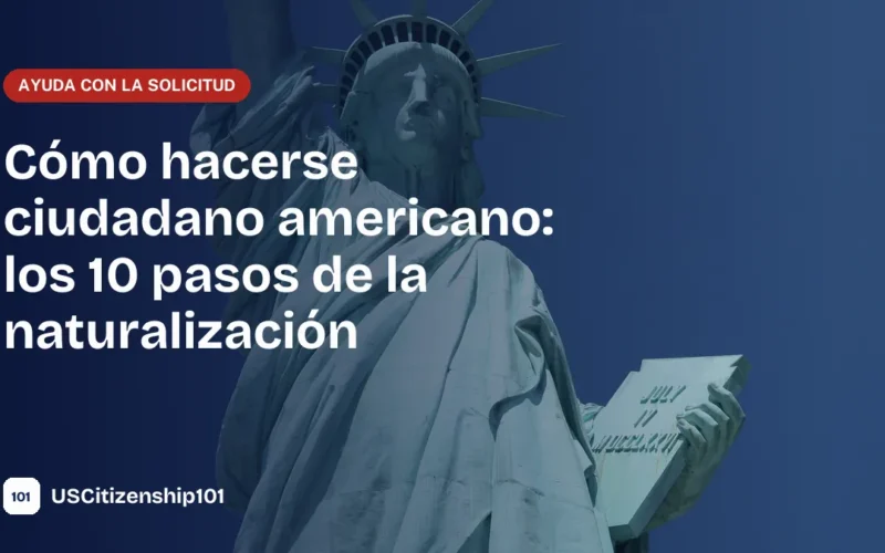 Cómo hacerse ciudadano americano por naturalización, paso a paso
