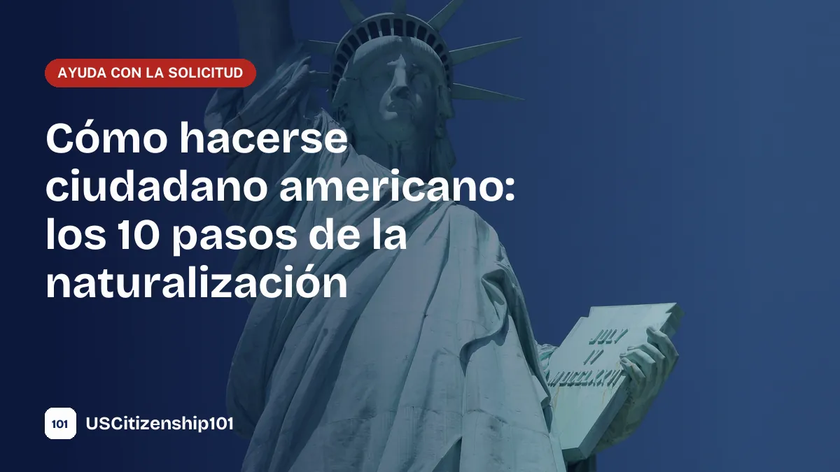 Cómo hacerse ciudadano americano por naturalización, paso a paso