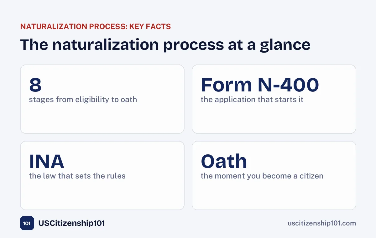 The naturalization process at a glance