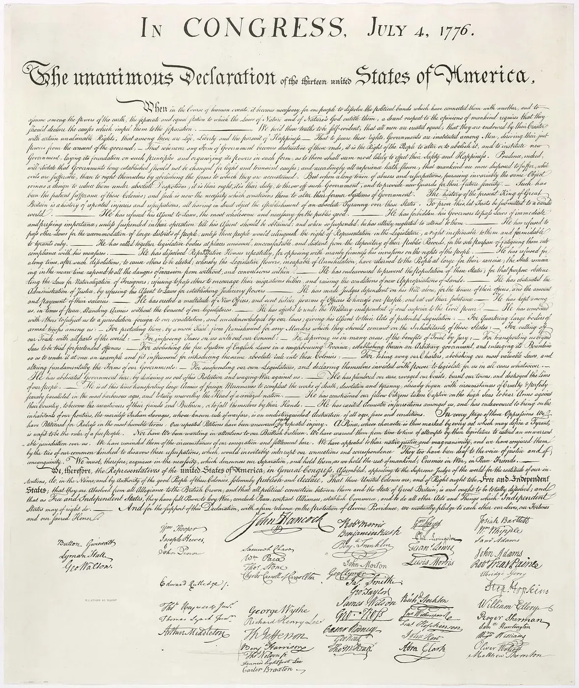 La prueba de inglés usa palabras sobre la historia de Estados Unidos