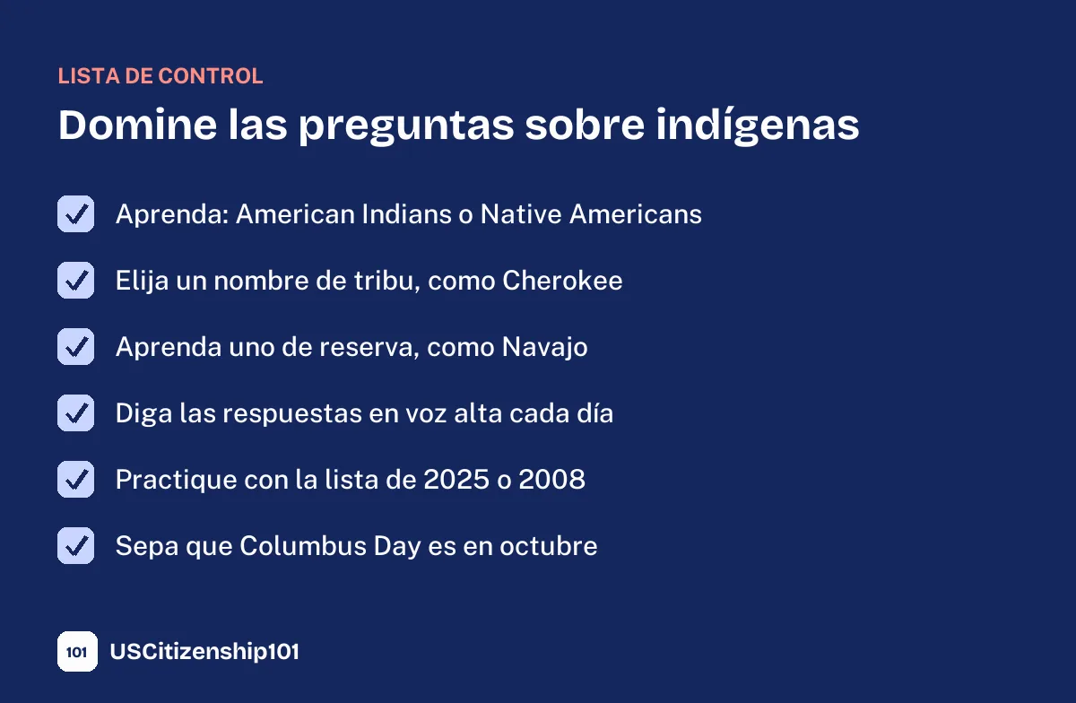 Cómo dominar las preguntas sobre las tribus indígenas
